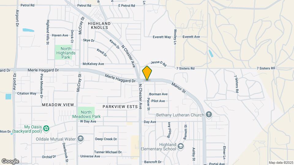 4207 Manor St Map and Location Details