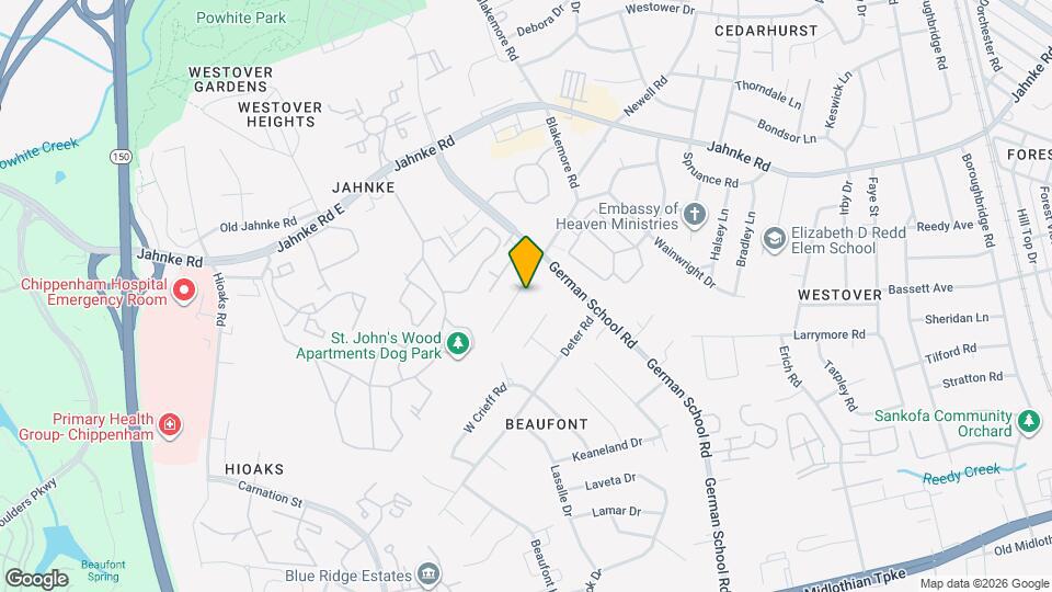 6339 Glenway Dr Map and Location Details