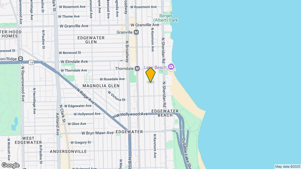 5838 N Kenmore Ave, Unit 1 Map and Location Details