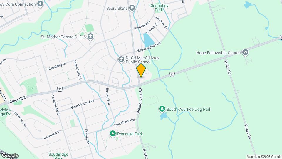 2047 Prestonvale Rd Map and Location Details