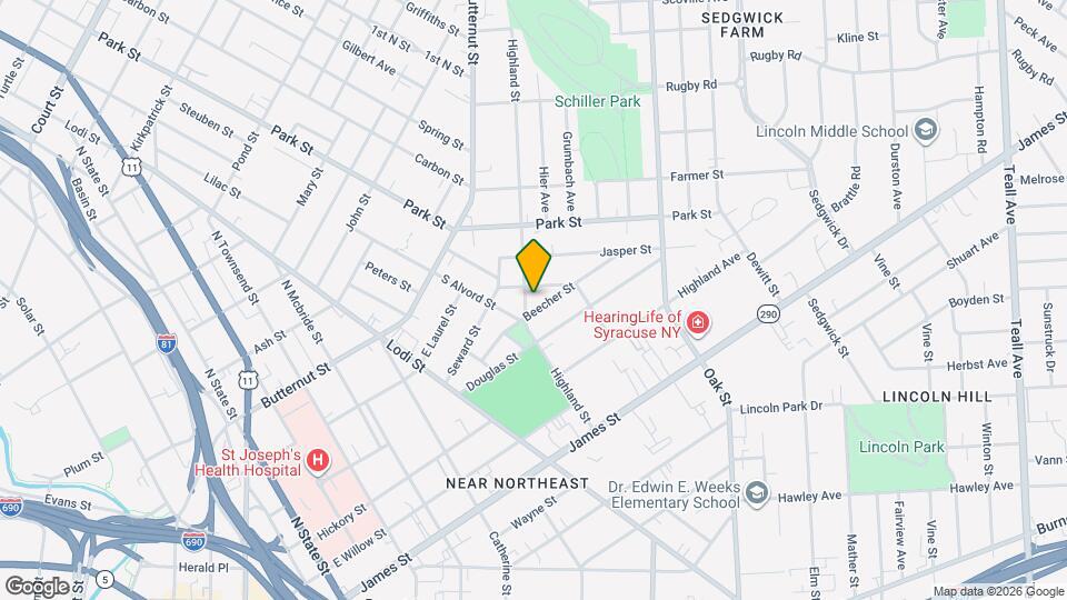 508 Highland St Mapa y Detalles de la Ubicación