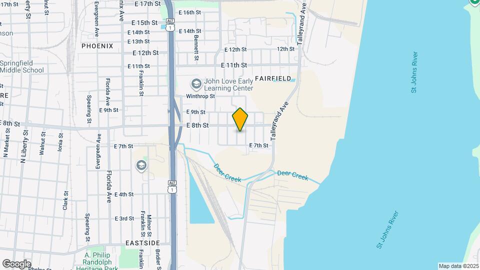 1735 Brackland St Map and Location Details