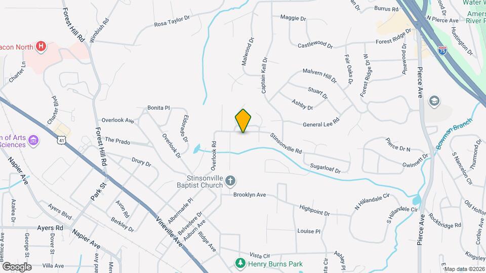 3548 Stinsonville Rd Mapa y Detalles de la Ubicación