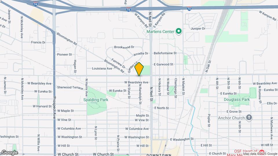 201 W Bradley Ave, Unit #2 Map and Location Details