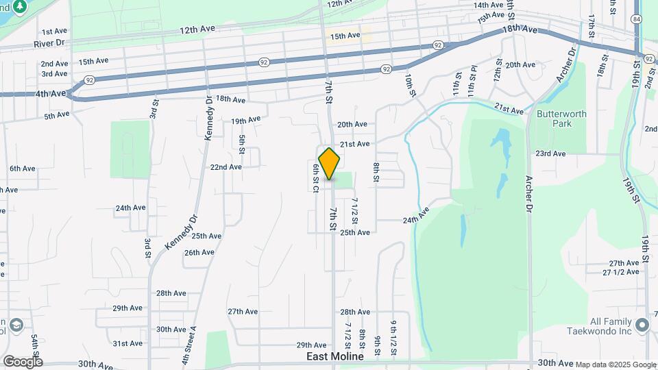 637 23rd Ave Map and Location Details