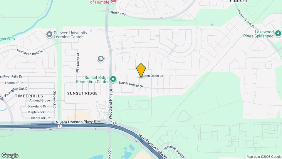 15122 Glazed Branch Dr Map and Location Details