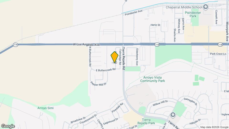4745 Avedon Rd Map and Location Details