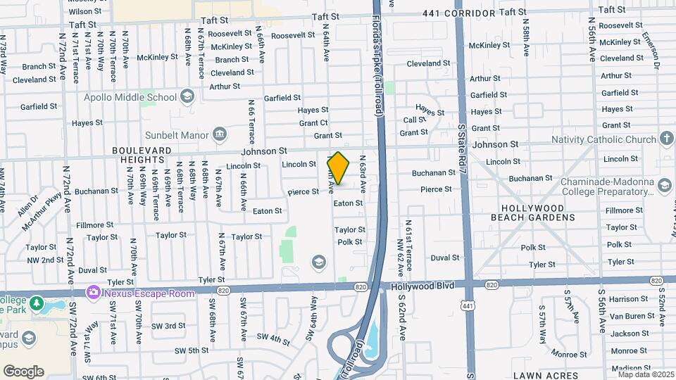 6328 Pierce St Map and Location Details