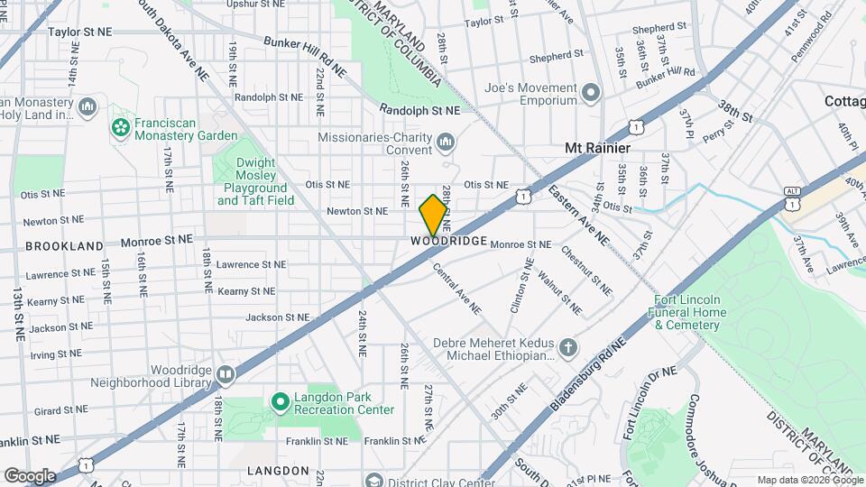 2634 Rhode Island Ave NE, Unit 10 Mapa y Detalles de la Ubicación