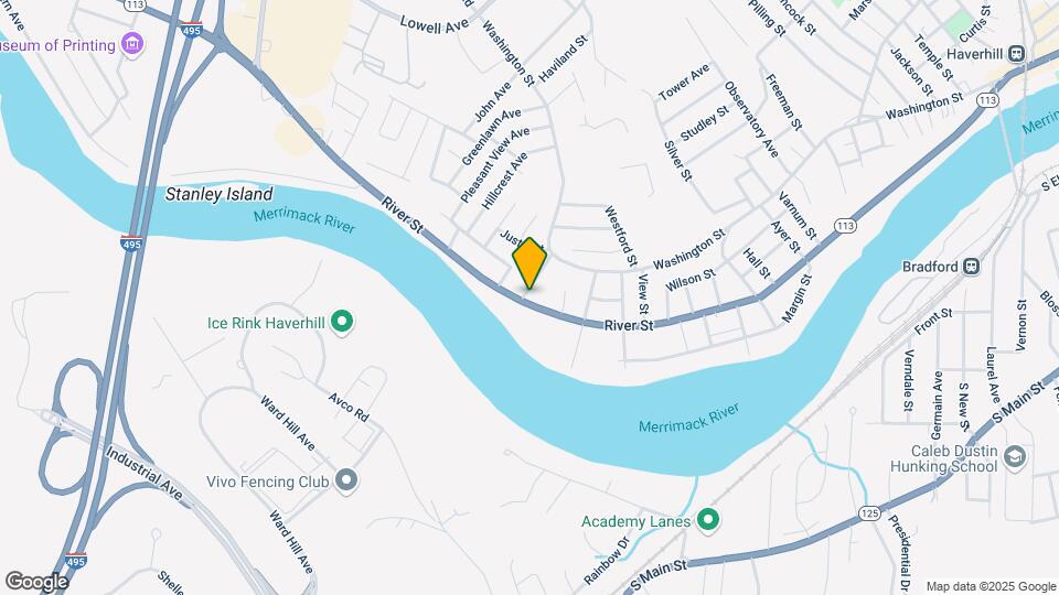633 River St Map and Location Details