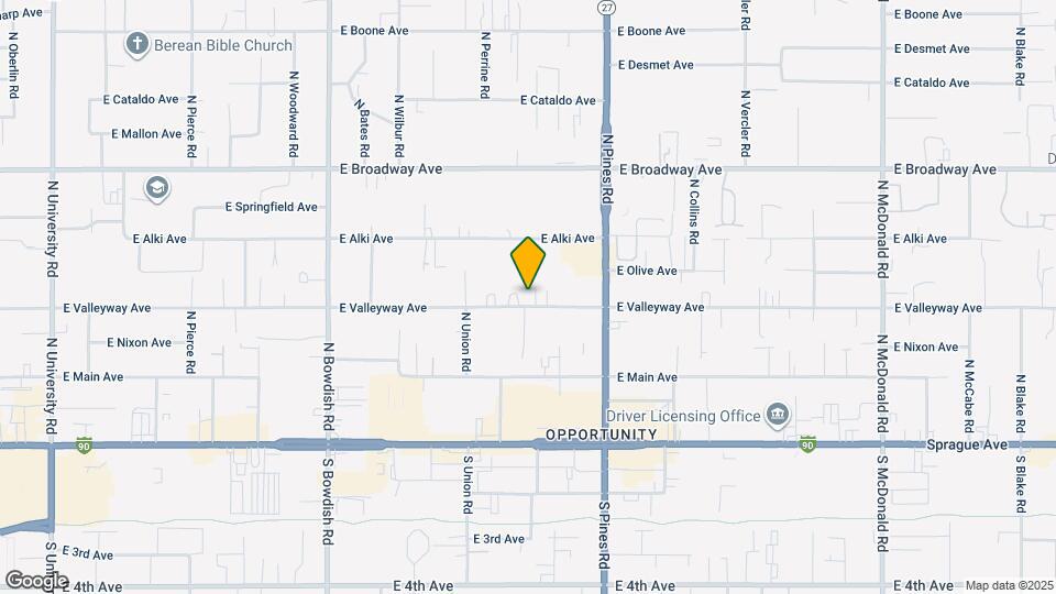 12019 E Valleyway Ave Map and Location Details