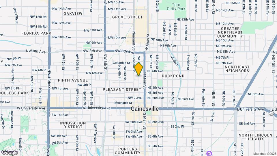 420 NW 1st St Map and Location Details
