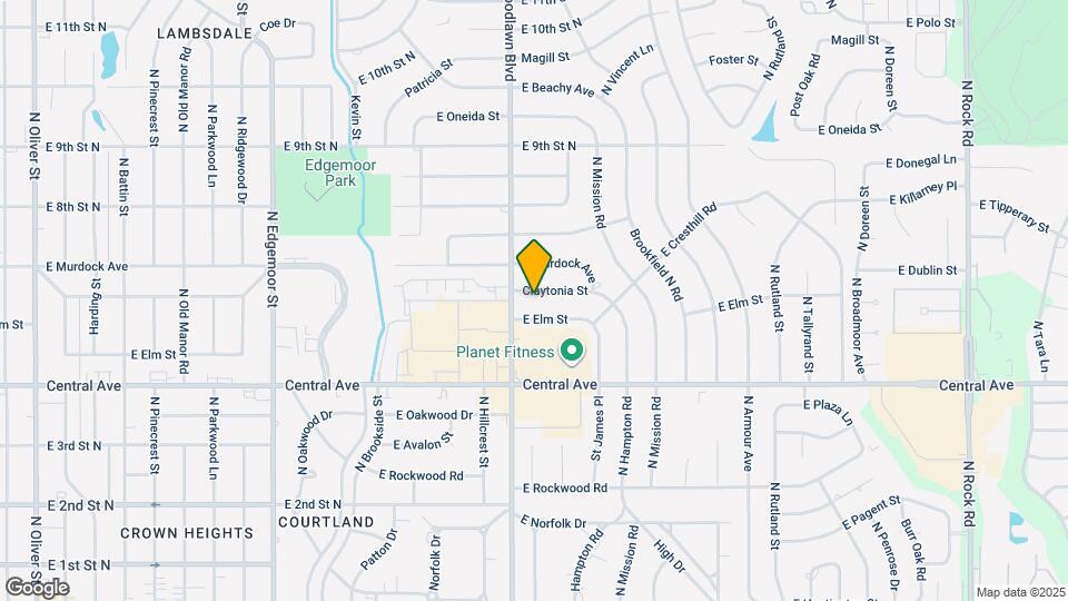 6419 E Claytonia St Map and Location Details