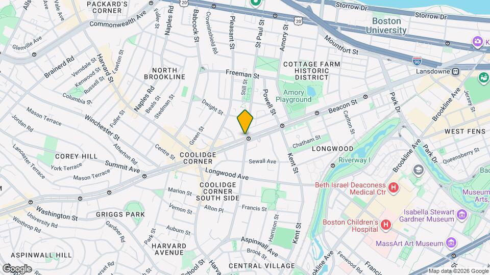 1204 Beacon St Map and Location Details