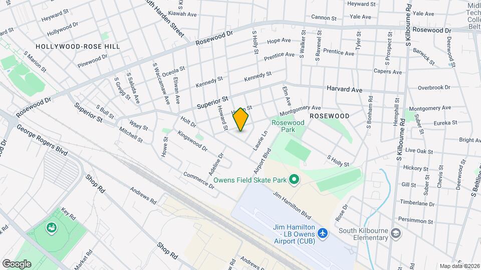 932 Howard St Map and Location Details