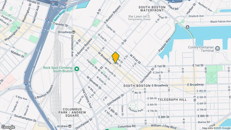 350 W Broadway Map and Location Details