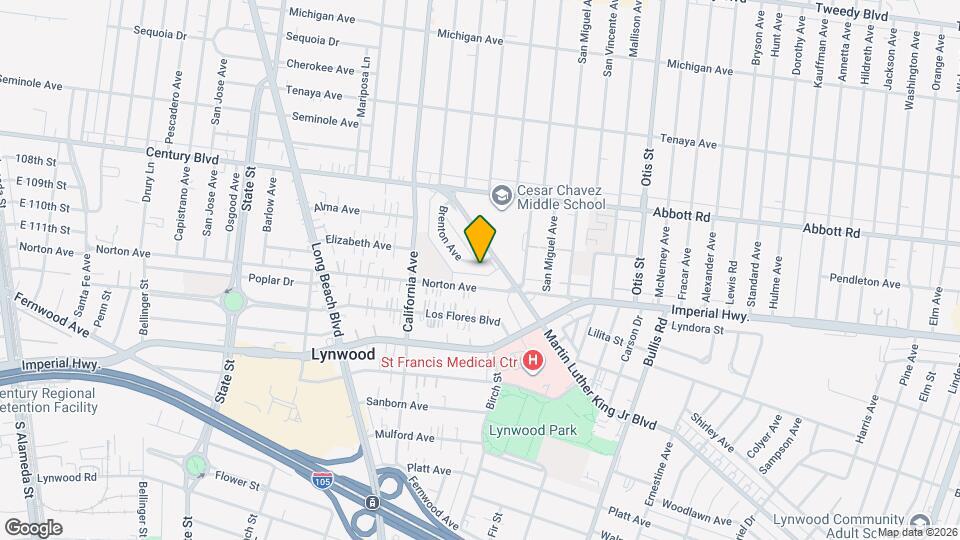 3580 Brenton Ave Mapa y Detalles de la Ubicación