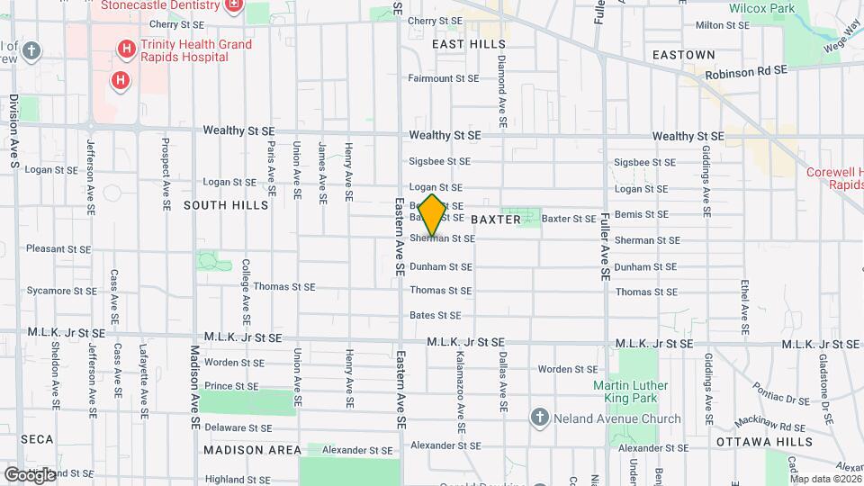 834 Sherman St SE Map and Location Details