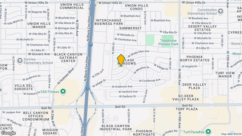 2401 W Shady Glen Ave Map and Location Details