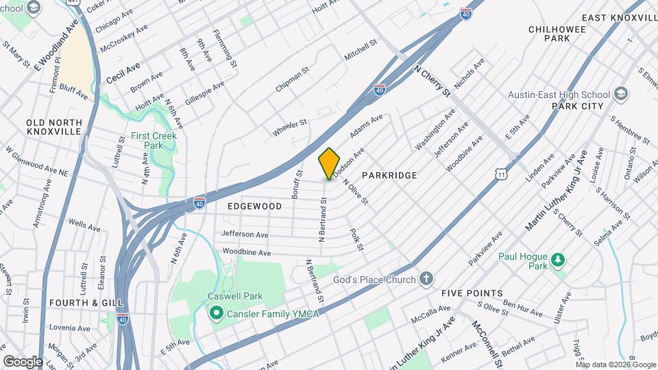 2100 Dodson Ave Map and Location Details