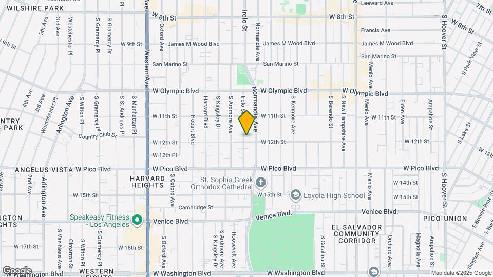 1152 Irolo St, Unit 3 Mapa y Detalles de la Ubicación