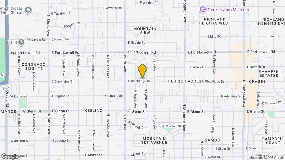 864 E Park Modern Dr Mapa y Detalles de la Ubicación