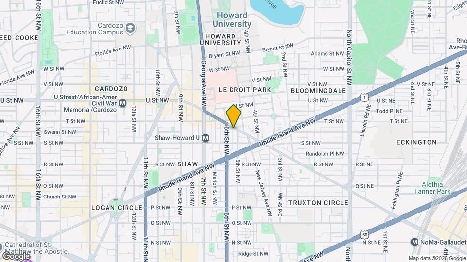 506 Florida Ave NW Map and Location Details