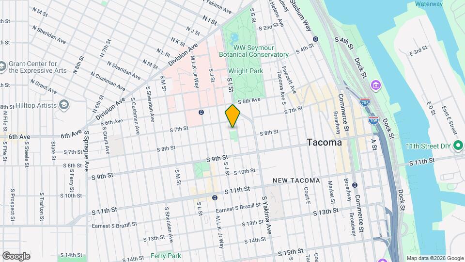 714 S I St Map and Location Details