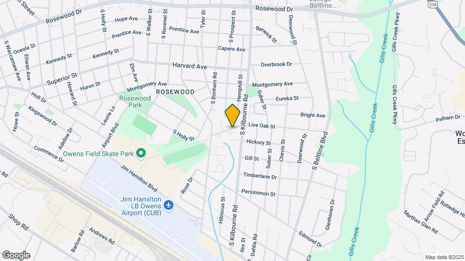 3700 Live Oak St Map and Location Details