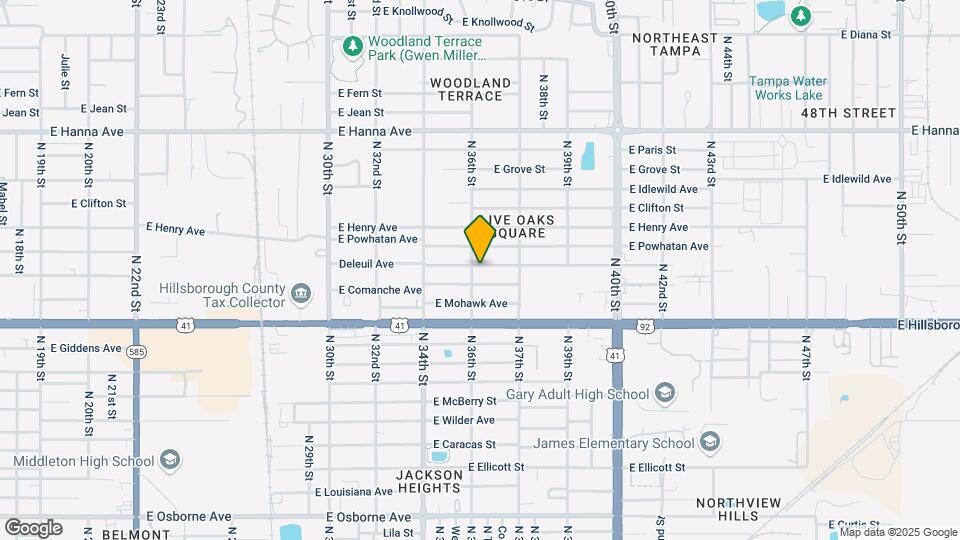 3603 Deleuil Ave Map and Location Details