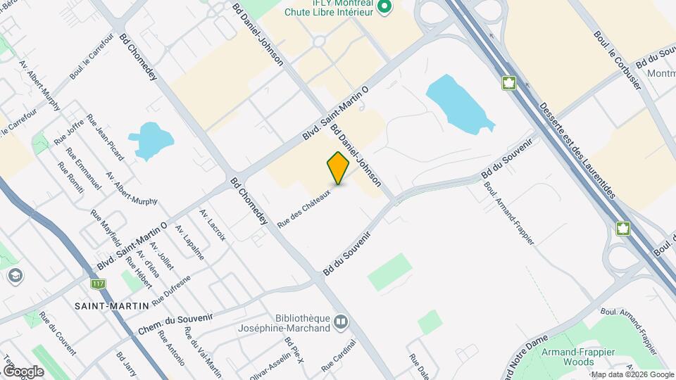 3272 Des Châteaux Rue Map and Location Details