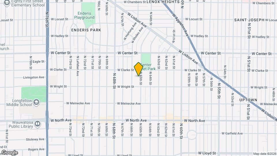 2543 N 65th St Mapa y Detalles de la Ubicación