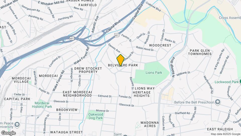 1805 Rankin St Map and Location Details