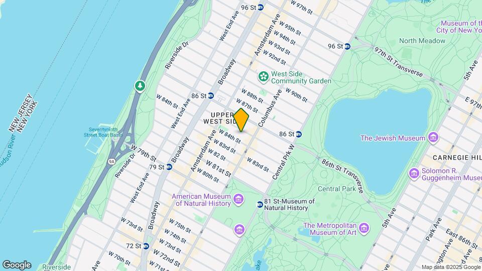 127 W 84th St Map and Location Details
