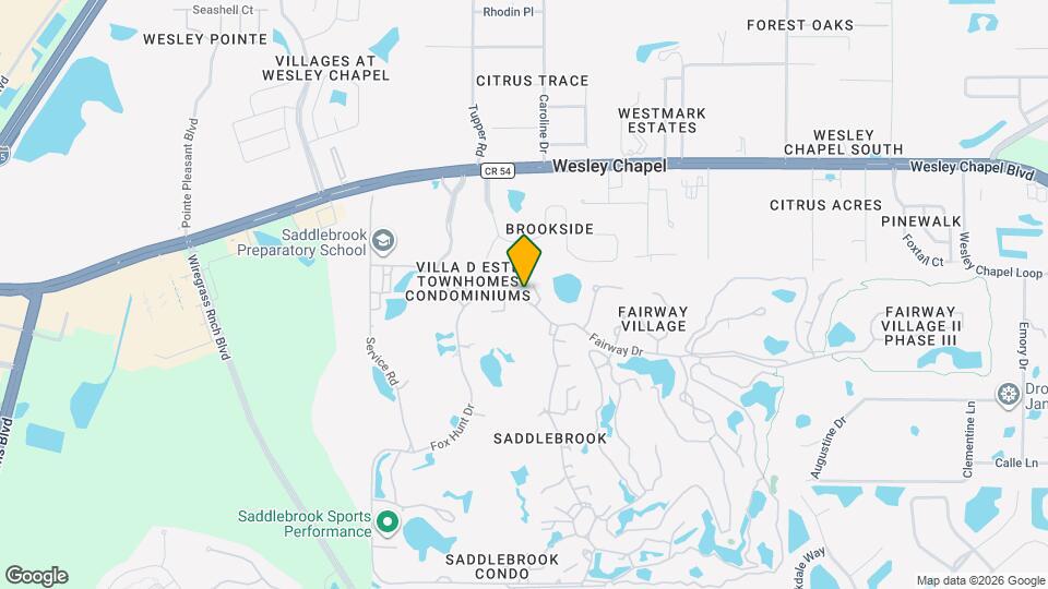 5424 Saddlebrook Way Map and Location Details