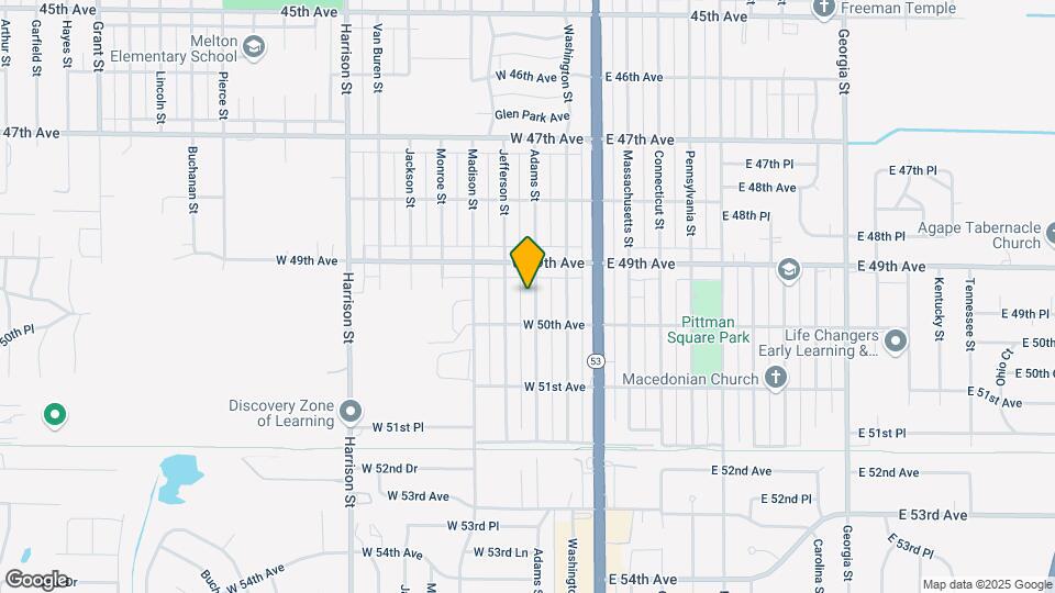 4950 Adams St Map and Location Details