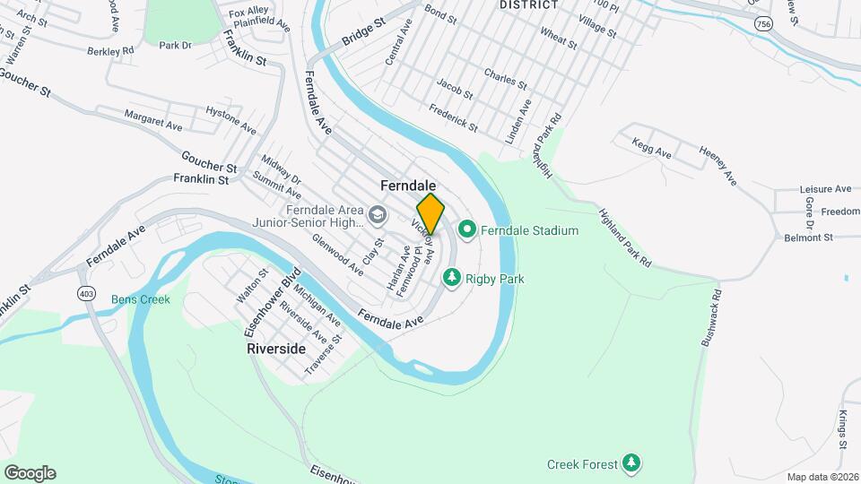 803 Vickroy Ave Map and Location Details