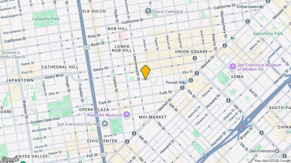 420 Ellis St Mapa y Detalles de la Ubicación