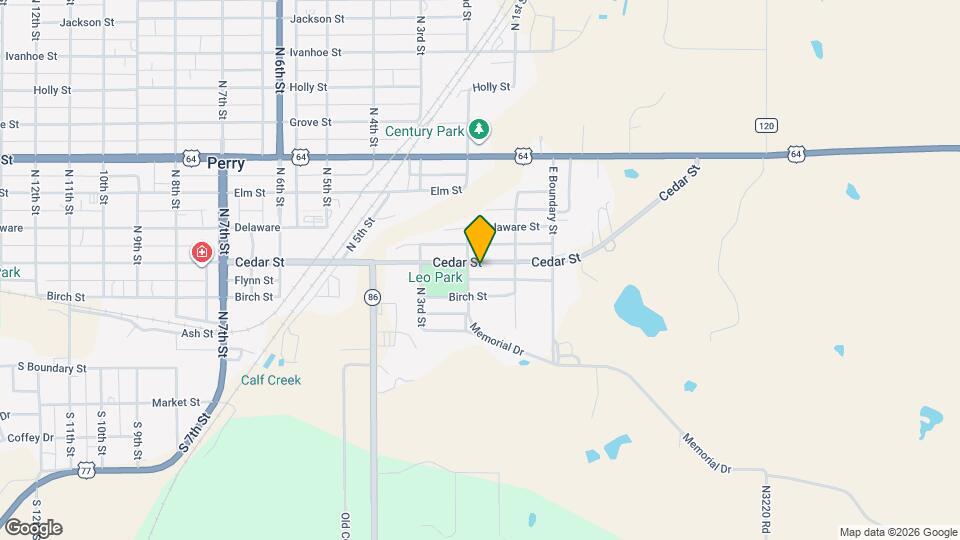 124 Cedar St Map and Location Details