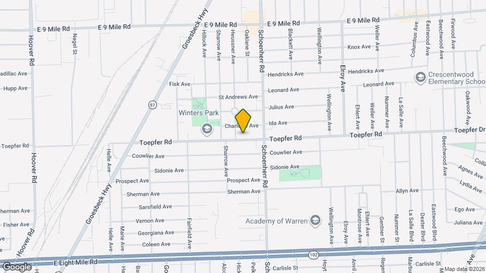 13459 Toepfer Rd Map and Location Details