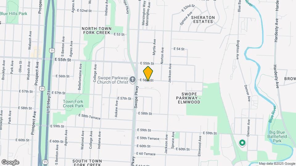 3825 E 56th St Map and Location Details