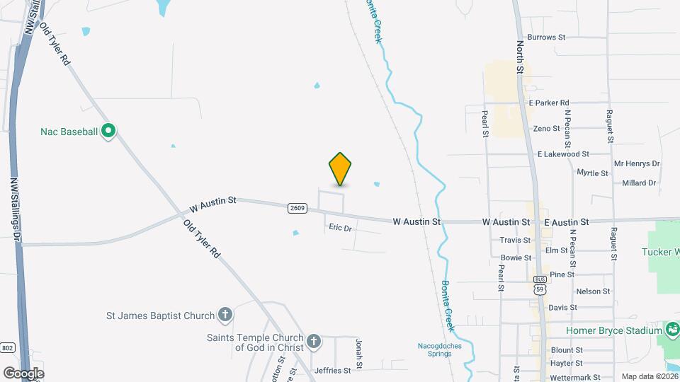 1502 Creekside Ln Map and Location Details