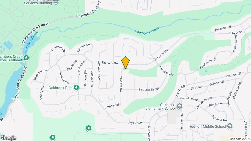 7309 91st Ave SW Map and Location Details