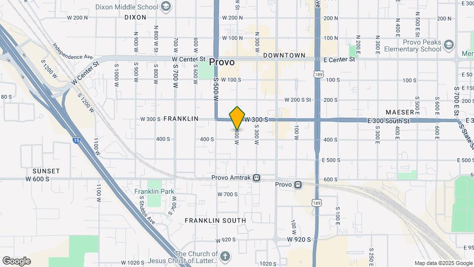 382 400 S Map and Location Details