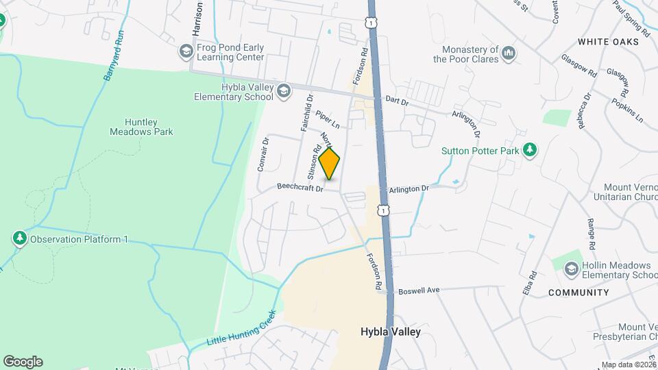 3204 Beechcraft Dr Map and Location Details