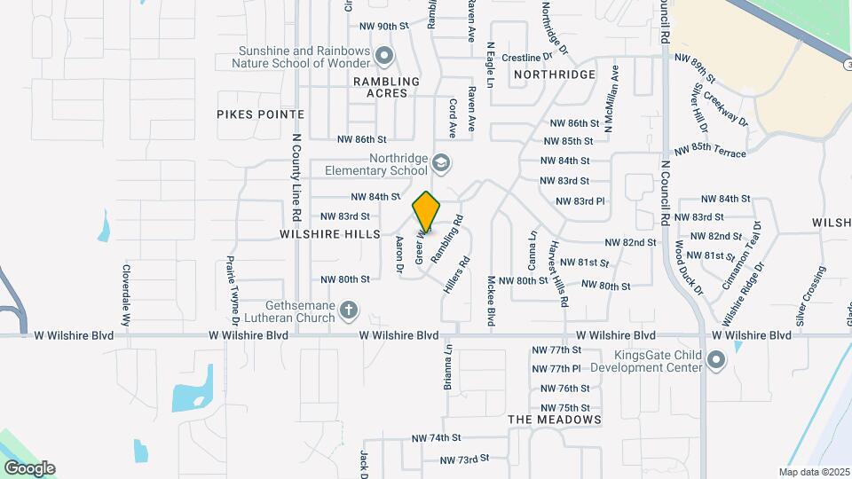 8208 Greer Way Map and Location Details