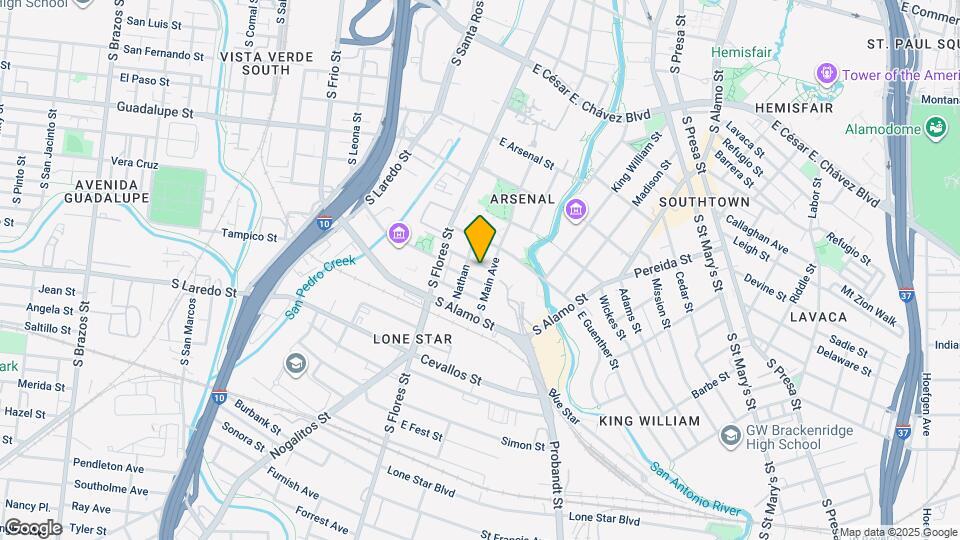216 E Rische St Map and Location Details