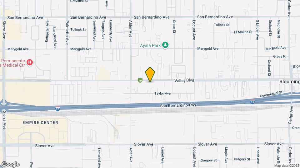 17807-17817 Valley Blvd Map and Location Details