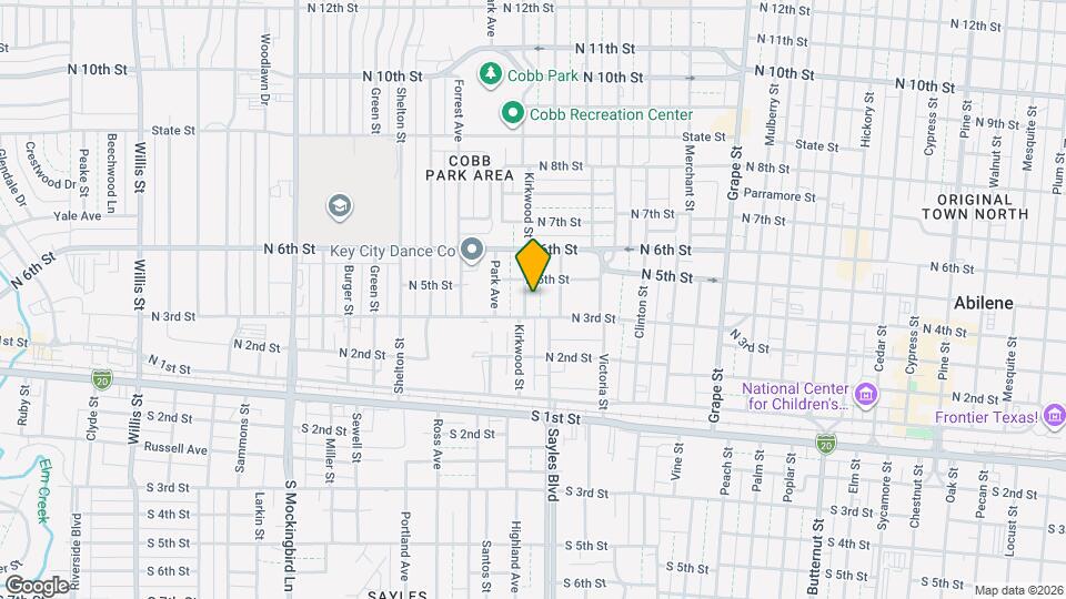 421 Kirkwood St Map and Location Details