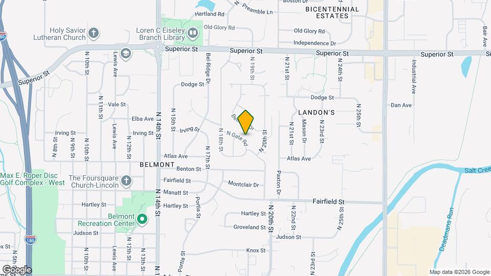 1924 N Gate Rd Mapa y Detalles de la Ubicación